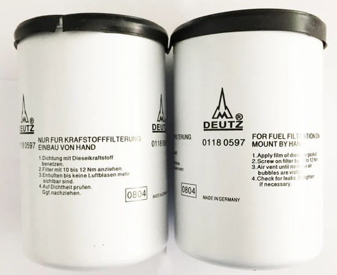Filtro 21492771 dall'OEM BF4M Diesel Generator Fuel 01180597 parti