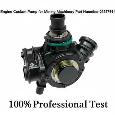 Pompa del liquido di raffreddamento motore superiore per macchinari minerari, codice articolo 02937441, test professionale al 100%